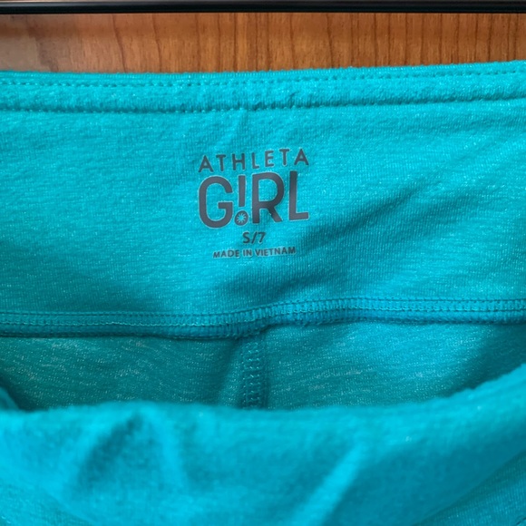 Athleta Girl Leggings (Teal - Size S/7) - Picture 4 of 4